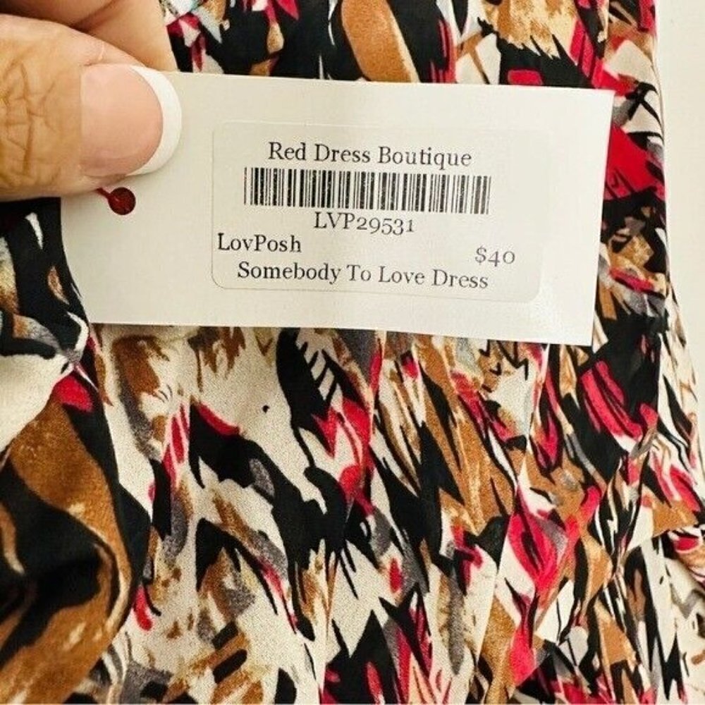LOVPOSH Somebody To Love Dress Drawstring waisted, Size XL NWT - Picture 10 of 10